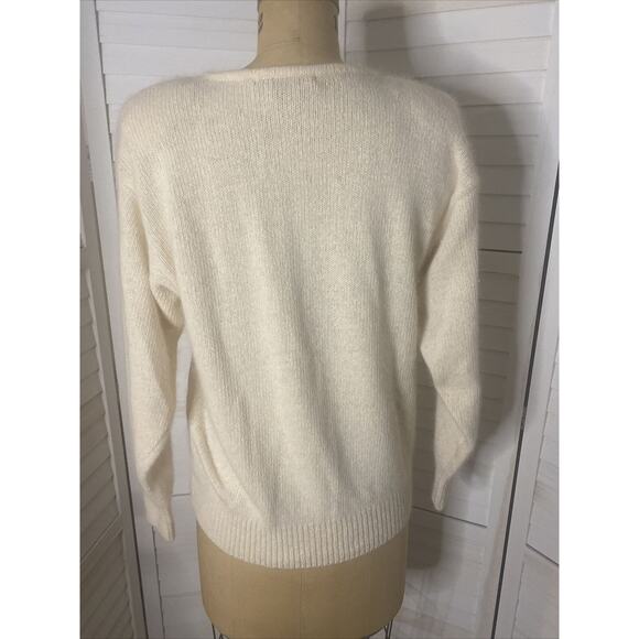vintage 1980s 1990s IB Diffusion Womens Silk Blend Sweater Medium M - Picture 5 of 7